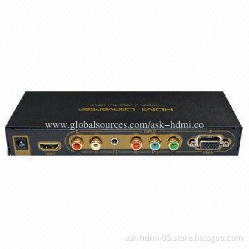VGA YPbPr to HDMI Converter, Adaptive PAL/NTSC Standard